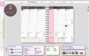 Personal Planner Daily Customization. How to Plan your Schedules, Meal Planning, School Runs, To Do Lists #organizeyourself #scheduling #planningyourday #throughmamaseyes 