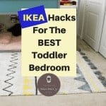 Toddler Bedroom Hacks, Ikea Hacks, Set A Good Routine for your child, Ikea, Kura Bed, Best Toys, Storage Ideas