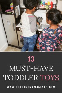 Recommended Toys to Keep Toddlers Active & Busy at Home and Outdoors, #ToddlerToys, #MustHaveToys www.throughmamaseyes.com