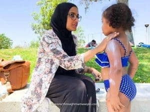 Last Minute Eid Cards in the Sun with Aveeno SunCare #AveenoSC #CollectiveBias #AveenoUS #CVSBeauty #ToddlerActivity #EidCards #SunCare www.throughmamaseyes.com