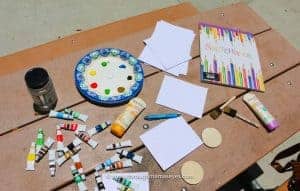 Last Minute Eid Cards in the Sun with Aveeno SunCare #AveenoSC #CollectiveBias #AveenoUS #CVSBeauty #ToddlerActivity #EidCards #SunCare www.throughmamaseyes.com