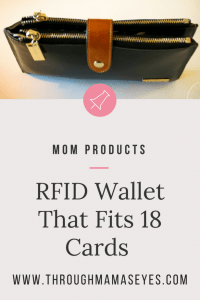 #Bestwallet #thinwallet #momWallet #18cardwallet #rfidwallet that fits 18 Cards and Money www.throughmamaseyes.com