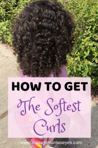 CURLY HAIR ROUTINE. Get The Softest Curls Easily. #CURLYHAIRPRODUCTS #CURLYHAIR #SOFTCURLS #GIRLSHAIR #HAIRCARE www.throughmamaseyes.com