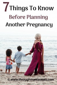 Are you asking yourself “should I have another baby?” This decision is definitely a personal one, but there are some factors that you need to consider before deciding it’s time for baby number two (or three or four). Here we discuss the importance of dealing with previous postpartum depression, trauma from births to how old your youngest child is before planning for another pregnancy. #throughmamaseyes #pregnancy #momoftwo #momofthree #momof2 #momof3 #pregnancyplanning #pregnant #secondbaby #pregnancytips #baby 