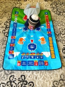 4 Tips to Educate Your Children on How to Perform Salah and how to use the child friendly interactive My Salah Mat with sounds colors & images. #Mysalahmat #PerformSalah #ISlamicProduct #IslamicPrayer #throughmamaseyes