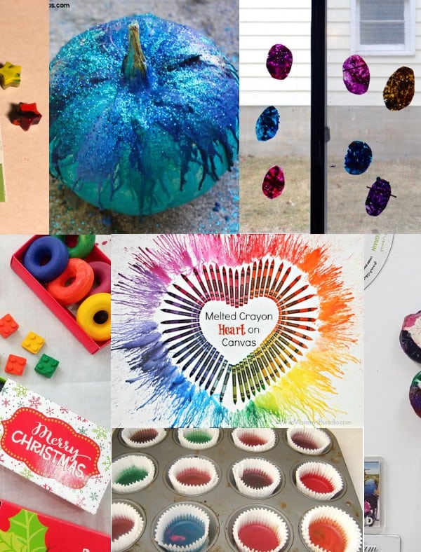 12 Things You Can Do With Melted Crayons